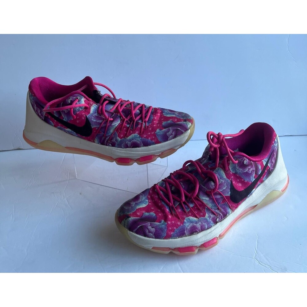 Nike KD 8 Aunt Pearl Floral Basketball Shoes Men’s 12.5 Pink Purple